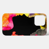 Sonnenblume Dame Silhouette Aquarellkunst Case-Mate iPhone Hülle (Rückseite (Horizontal))