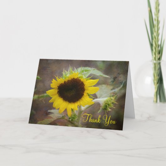 Sonnenblume Danke (Vorderseite)