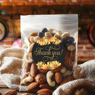 Sonnenblume Danke! Aufkleber