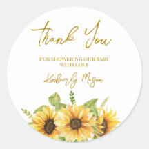 Sonnenblume | Danke Baby Shower
