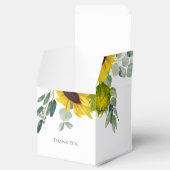 Sonnenblume Danke Geschenkschachtel (Geöffnet)