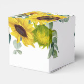 Sonnenblume Danke Geschenkschachtel (Rückseite)