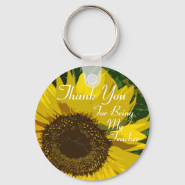 Sonnenblume Danke, Lehrerin Schlüsselanhänger
