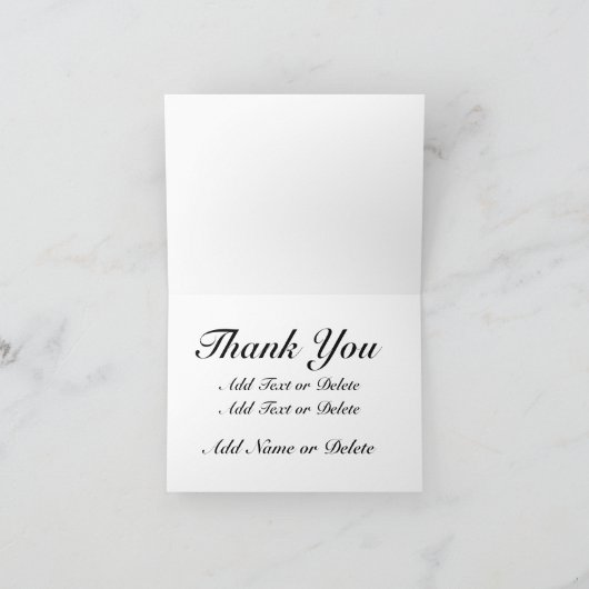 Sonnenblume danken Ihnen oder löschen Anmerkung Dankeskarte (Innenseite)