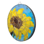 Sonnenblume Dartscheibe (Vorderseite rechts)