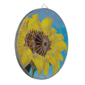 Sonnenblume Dartscheibe (Vorderseite Links)
