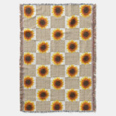 Sonnenblume Decke (Vorderseite Vertikal)