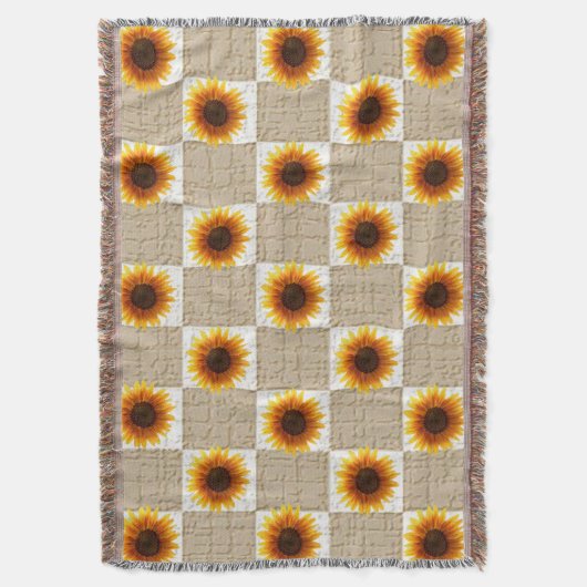 Sonnenblume Decke (Vorderseite Vertikal)