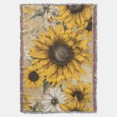 Sonnenblume Decke (Vorderseite Vertikal)