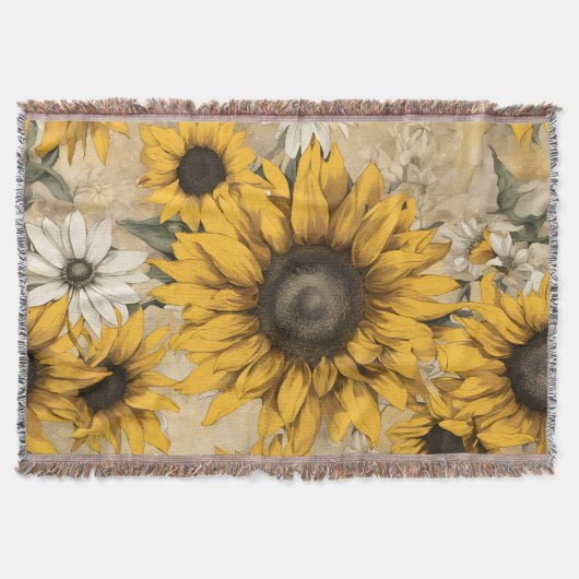 Sonnenblume Decke (Vorderseite)