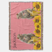 Sonnenblume Decke (Vorderseite Vertikal)