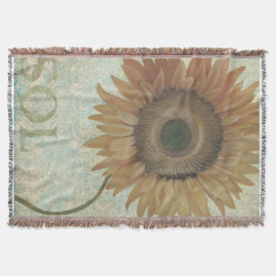 Sonnenblume-Decke/Wurf Decke