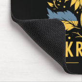Sonnenblume der Ukraine Ich stehe mit der Ukraine  Mousepad (Ecke)