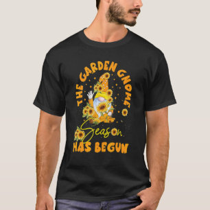 Sonnenblume Die Gartengnelen begannen für Gärtner T-Shirt