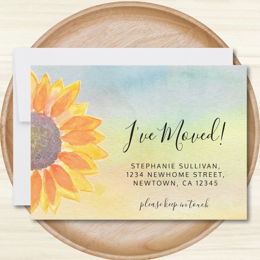 Sonnenblume, die ich bewegte farbenfrohe Bewegung  Ankündigung