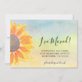 Sonnenblume, die ich bewegte farbenfrohe Bewegung  Ankündigung (Vorderseite)