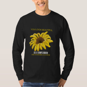 Sonnenblume, die man schön aussieht wie eine Sonne T-Shirt