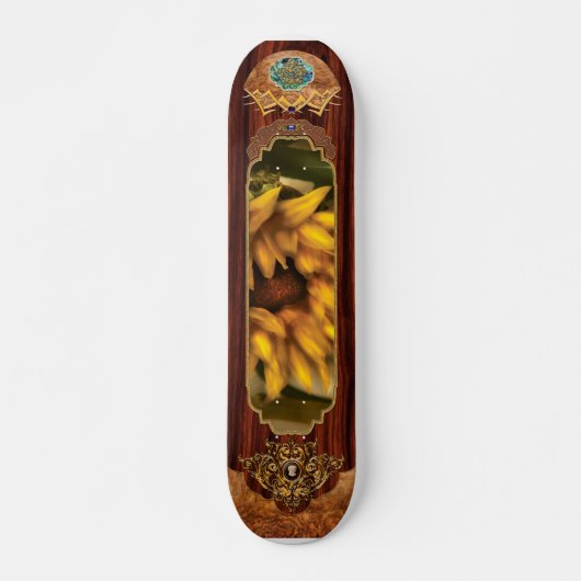 Sonnenblume - Die Sonnenblume Skateboard (Vorne)