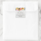 Sonnenblume, die wir bewegt haben | Änderung der A Quadratischer Aufkleber (Tasche)