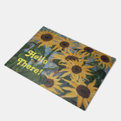 Sonnenblume Doormat Fußmatte (Schrägansicht)