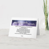 Sonnenblume Dragonfly Happy Birthday Card Karte (Rückseite)