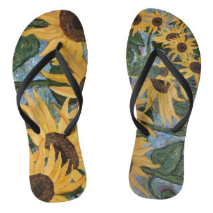 Sonnenblume Dreh Flop Badesandalen