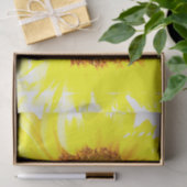 Sonnenblume-Druck Seidenpapier (Geschenk)