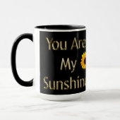 Sonnenblume, du bist mein Sonnenschein, Tasse (Links)