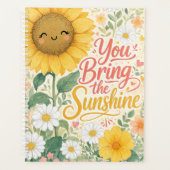 Sonnenblume: Du bringst den Sonnenschein Planer (Vorderseite)