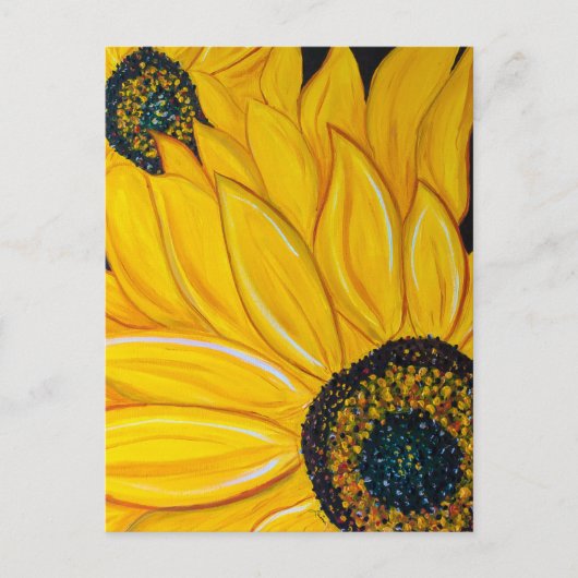 Sonnenblume Duo Postkarte (Vorderseite)
