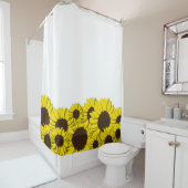 Sonnenblume Duschvorhang (Beispiel)