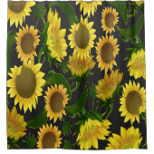 Sonnenblume Duschvorhang (Vorderseite)
