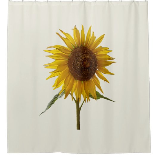 Sonnenblume Duschvorhang (Vorderseite)