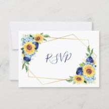Sonnenblume Dusty Blue Geometric Navy Floral Weddi