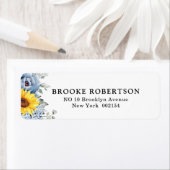 Sonnenblume Dusty Blue Slate Peony Floral Wedding (Insitu)