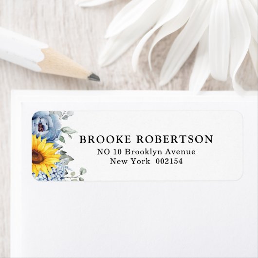 Sonnenblume Dusty Blue Slate Peony Floral Wedding (Insitu)