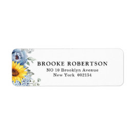 Sonnenblume Dusty Blue Slate Peony Floral Wedding