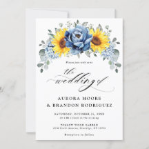 Sonnenblume Dusty Blue Slate Peony Floral Wedding