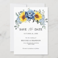 Sonnenblume Dusty Blue Slate Peony Floral Wedding