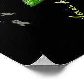 Sonnenblume Dyslexie Bewusstsein Poster (Ecke)