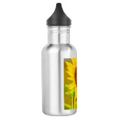Sonnenblume Edelstahlflasche (Links)