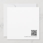 Sonnenblume Einfache Moderne Hochzeit Save The Date (Rückseite)