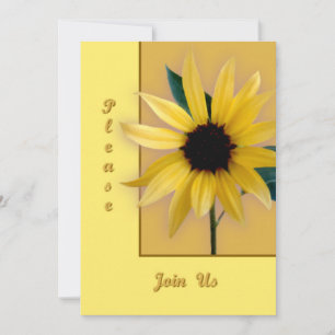 Sonnenblume Einladung