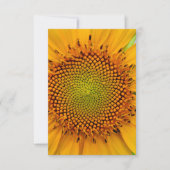 Sonnenblume Einladung (Vorderseite)