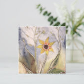 Sonnenblume Einladung (Stehend Vorderseite)