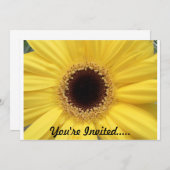 Sonnenblume-Einladung Einladung (Vorne/Hinten)