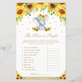 Sonnenblume Elefant der Preis ist das richtige Dus