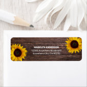 Sonnenblume Elegantes Rustikales Gold Hochzeitslab (Insitu)