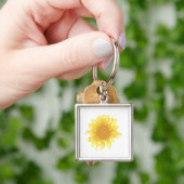 Sonnenblume-Eleganz Schlüsselanhänger (Hand)