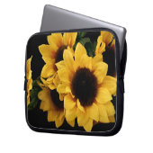Sonnenblume-Elektronik-Tasche Laptopschutzhülle (Vorderseite Links)